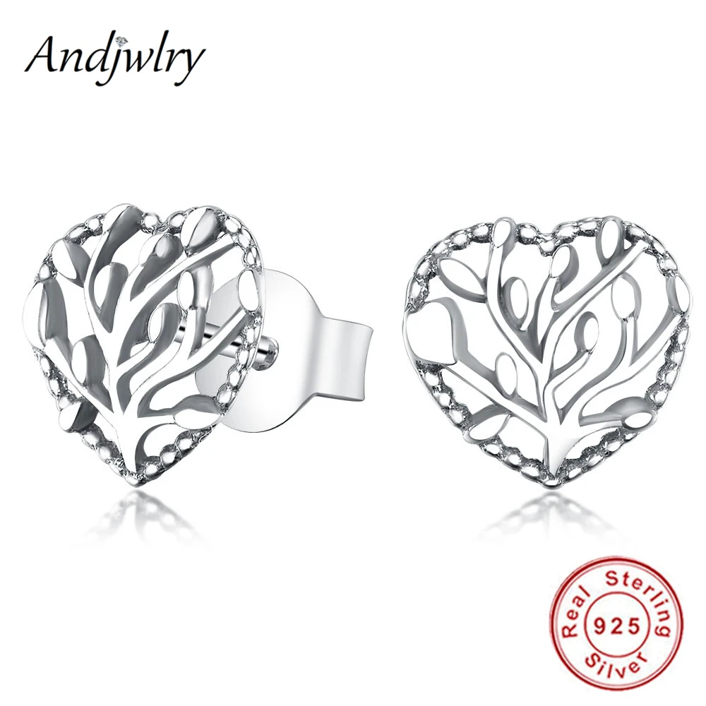 Authentic 925 Sterling Silver Push Back Earrings Original Love Heart Tree Stud Earrings For Women Earrings DIY Jewelry Berloque
Authentic 925 Sterling Silver Push Back Earrings Original Love Heart Tree Stud Earrings For Women Earrings DIY Jewelry Berloque
