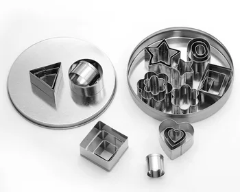 24pcs/lot Baking Moulds Stainless Steel Kitchen Tools for Cookie Cutters Plunger Biscuit DIY Mold Star Heart Pastry Mould LB 395
24pcs/lot Baking Moulds Stainless Steel Kitchen Tools for Cookie Cutters Plunger Biscuit DIY Mold Star Heart Pastry Mould LB 395