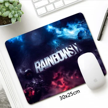 30x25cm Rainbow Six Siege Gaming Mousepad Small Size for Computer PC Laptop Rubber Speed Gamer Locking Edge Mouse pad
30x25cm Rainbow Six Siege Gaming Mousepad Small Size for Computer PC Laptop Rubber Speed Gamer Locking Edge Mouse pad