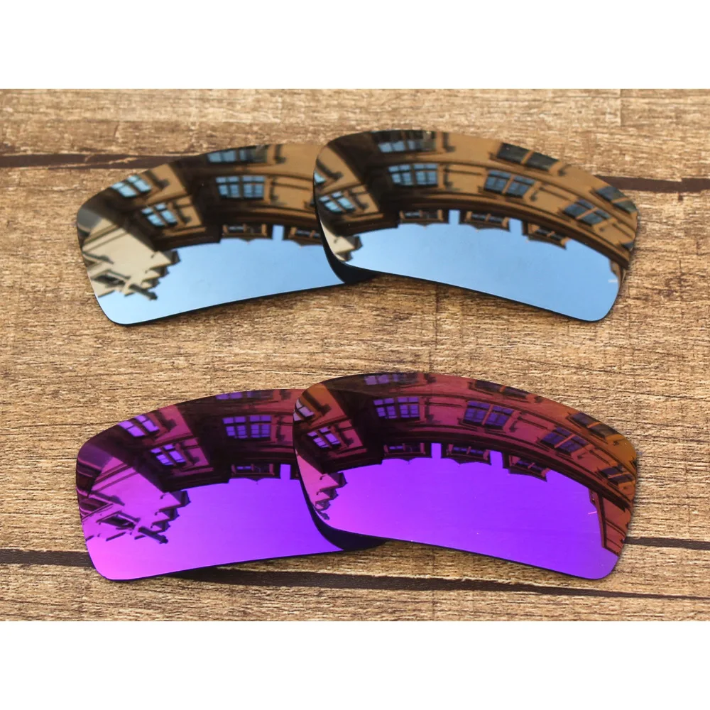 Vonxyz 2 Pairs Chrome Mirror & Violet Mirror Polarized Replacement Lenses for-Oakley Gascan Frame
Vonxyz 2 Pairs Chrome Mirror & Violet Mirror Polarized Replacement Lenses for-Oakley Gascan Frame