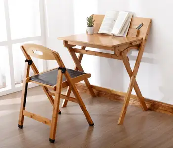 90*74*71CM Folding Study Table Bamboo Writing Desk Modern Student Learning Table With chair
90*74*71CM Folding Study Table Bamboo Writing Desk Modern Student Learning Table With chair