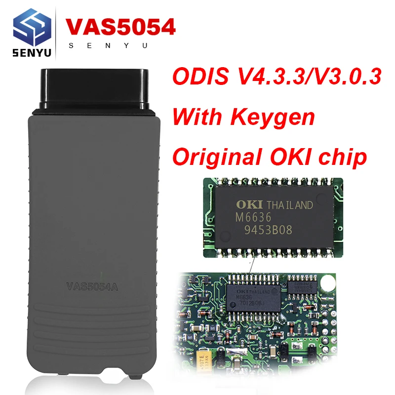 VAS5054A V4.4.1 Original OKI Full Chip Auto Diagnostic Tool vas 5054a ODIS V4.3.3 With Keygen Bluetooth For VW /Audi/Seat/Skoda
VAS5054A V4.4.1 Original OKI Full Chip Auto Diagnostic Tool vas 5054a ODIS V4.3.3 With Keygen Bluetooth For VW /Audi/Seat/Skoda