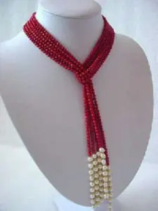 free shipping beautiful Stunning Red Coral Necklace 
free shipping beautiful Stunning Red Coral Necklace