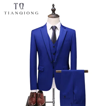 Blue Suits for Men Business Suits Formal Slim Fit 3 Piece Mens Wedding Suit Luxury Brand Korean Fashion Latest Coat Pants
Blue Suits for Men Business Suits Formal Slim Fit 3 Piece Mens Wedding Suit Luxury Brand Korean Fashion Latest Coat Pants