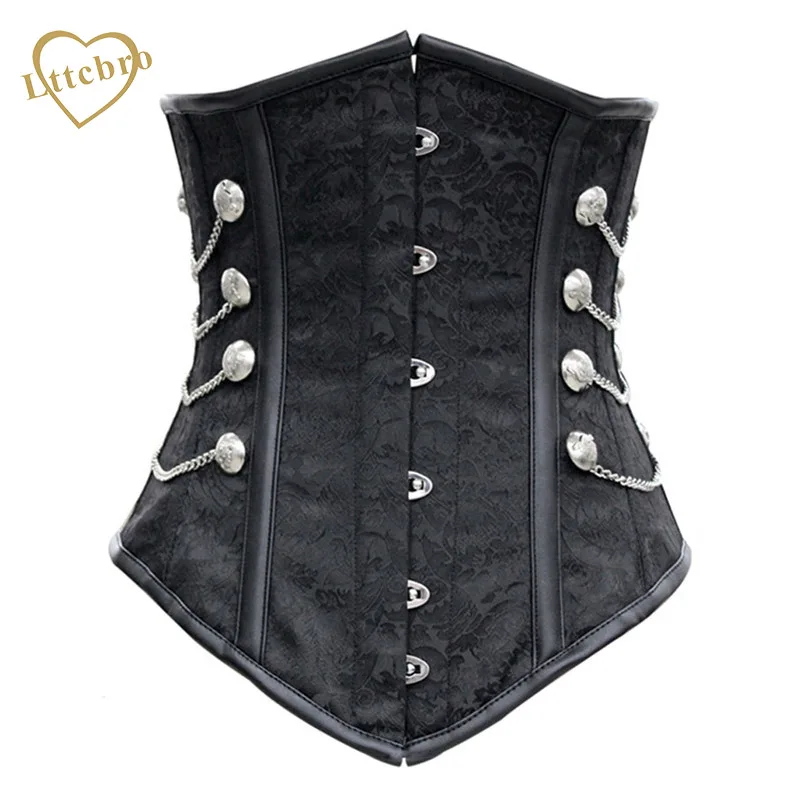 Waist Trainer Corset Underbust Slimming Gothic Steampunk Corset Belly Workout Tummy Fat Burner Steel Boned Corset Top Women
Waist Trainer Corset Underbust Slimming Gothic Steampunk Corset Belly Workout Tummy Fat Burner Steel Boned Corset Top Women