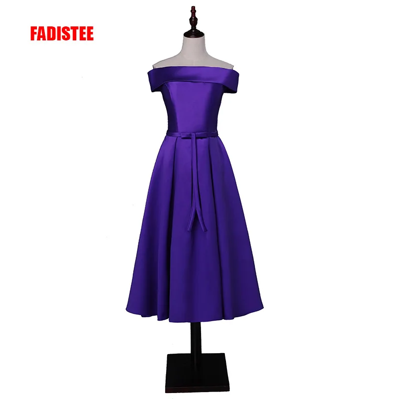 FADISTEE New arrival elegant prom party dress A-line dresses Vestido de Festa tea-length satin dress simple style
FADISTEE New arrival elegant prom party dress A-line dresses Vestido de Festa tea-length satin dress simple style
