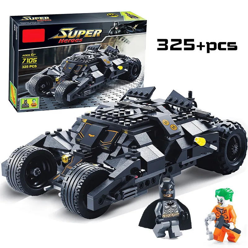 Super Heroes Avengers Batman Race Truck Car Model Technic Building Block Sets DIY Toys Compatible With Batman
Super Heroes Avengers Batman Race Truck Car Model Technic Building Block Sets DIY Toys Compatible With Batman