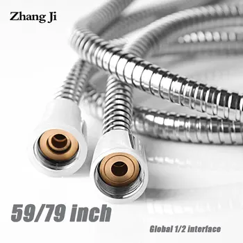 

Zhangji General Flexible Soft Water Pipe 1.5m or 2m Rainfall Common Shower Hose Chrome Plating Shower Pipe Bathroom Accessories