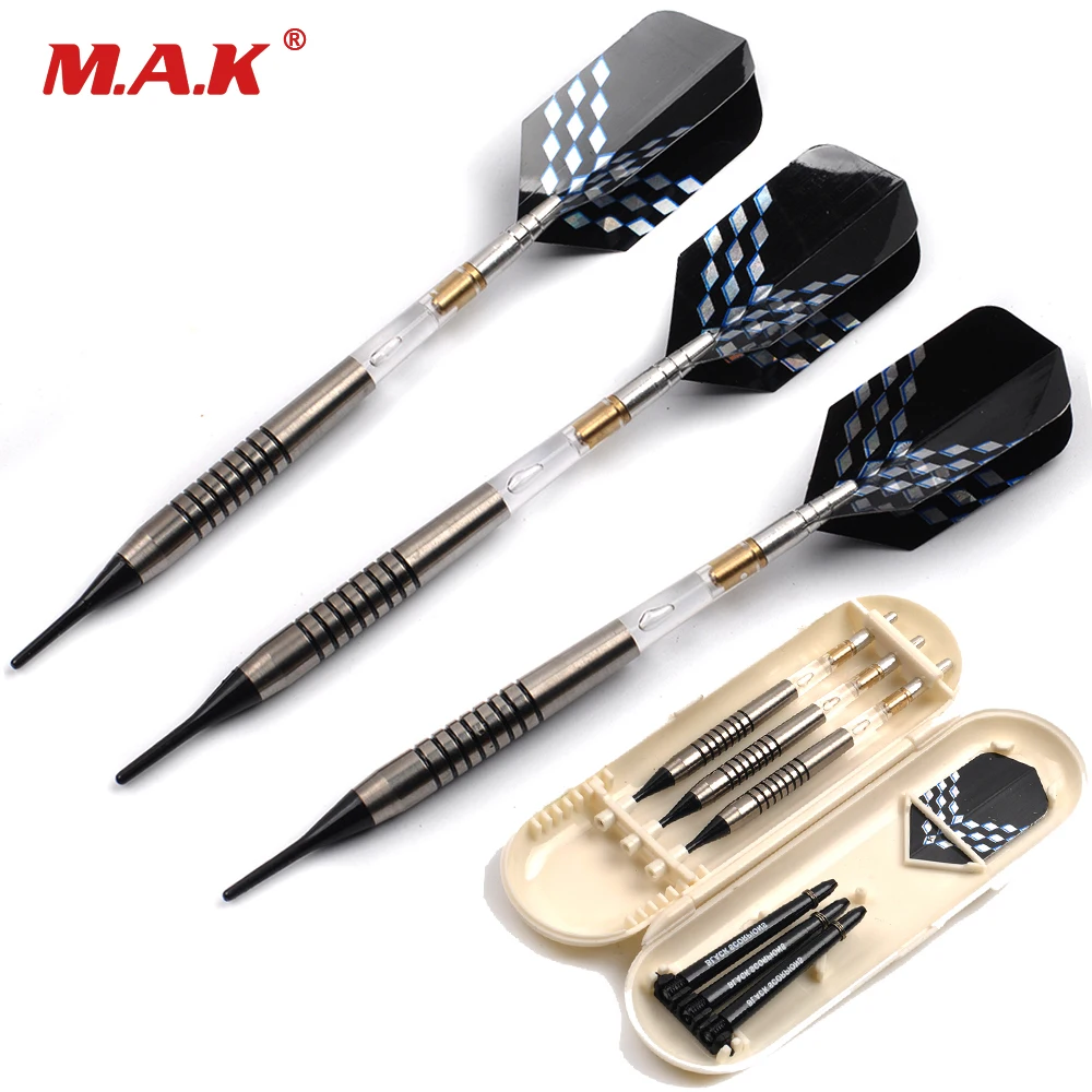 3pcs 21g Safe Tungsten Steel Tip and Rotatable Transparent Shaft Darts with Laser Dart Flight for Electronic Dart Target
3pcs 21g Safe Tungsten Steel Tip and Rotatable Transparent Shaft Darts with Laser Dart Flight for Electronic Dart Target