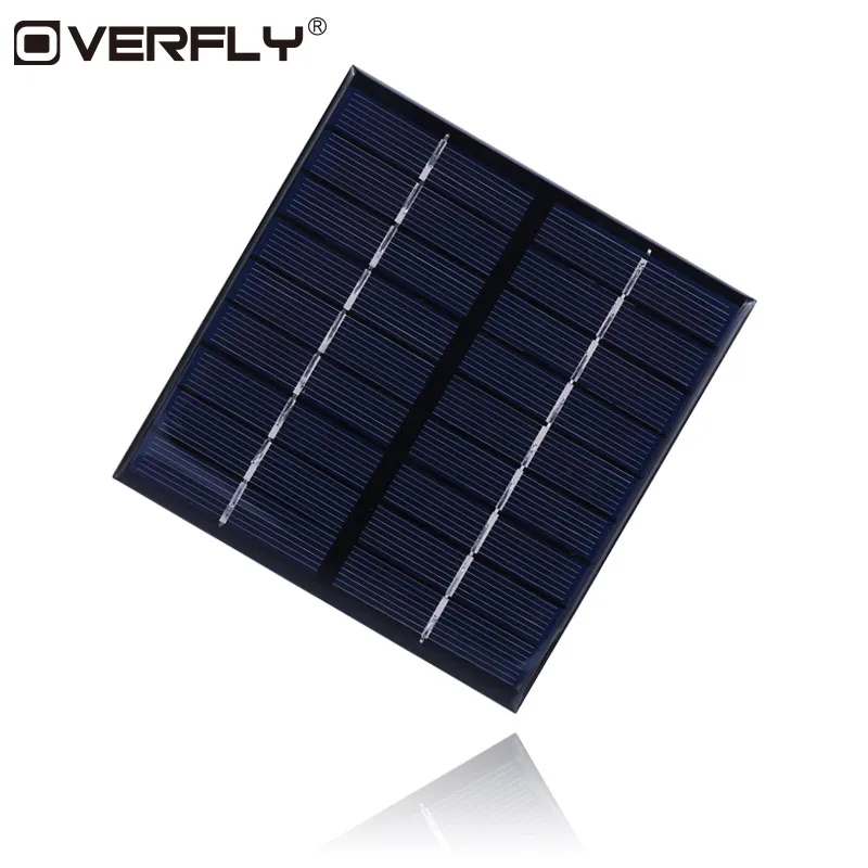 Overfly Solar Panel 2W 9V Portable Mini DIY Module Panel System For Battery Cell Phone Chargers Portable DIY Solar Cell 
Overfly Solar Panel 2W 9V Portable Mini DIY Module Panel System For Battery Cell Phone Chargers Portable DIY Solar Cell