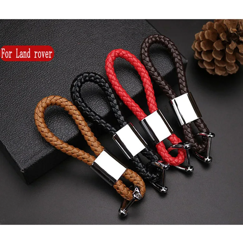 Business Keychain Braided Genuine Leather Zinc Alloy Car Key Ring For Land Rover Range Rover Evoque Freelander Evoque Discovery
Business Keychain Braided Genuine Leather Zinc Alloy Car Key Ring For Land Rover Range Rover Evoque Freelander Evoque Discovery