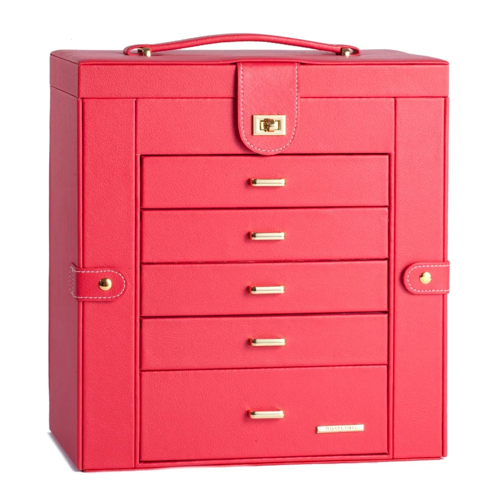 Red Extra Large Jewellery Box Gift Big Butterfly Cosmetic Mirror Leather Velvet Jewelry Cabinet Necklace Hook Ring Rolls PU Case
Red Extra Large Jewellery Box Gift Big Butterfly Cosmetic Mirror Leather Velvet Jewelry Cabinet Necklace Hook Ring Rolls PU Case