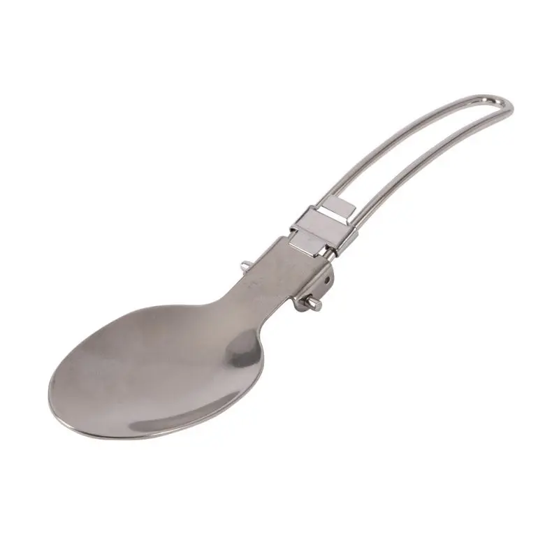 Good! New Outdoor EDC Camping Equipment Folding Cutlery Tableware Picnic Stainless Steel Cookware Spoon Camping Cookware im im
Good! New Outdoor EDC Camping Equipment Folding Cutlery Tableware Picnic Stainless Steel Cookware Spoon Camping Cookware im im