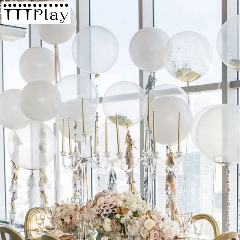 Good Quality!! 100pcs 12inch Transparent Latex Balloon Happy Birthday Inflatable Wedding Party Decoration Clear Balloon Supplies
Good Quality!! 100pcs 12inch Transparent Latex Balloon Happy Birthday Inflatable Wedding Party Decoration Clear Balloon Supplies