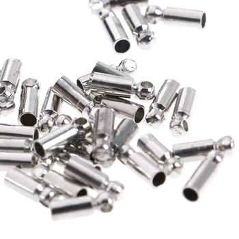 100pcs Tassel Leather Cord End Crimp Caps Beads 6 X 2mm End Tip Cap For DIY Necklace Jewelry Making Findings
100pcs Tassel Leather Cord End Crimp Caps Beads 6 X 2mm End Tip Cap For DIY Necklace Jewelry Making Findings
