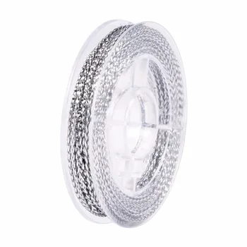 10 Rolls 0.6mm, about 10m/roll Braided Non-Elastic Jewelry Making DIY Thread Beading Cord Wire, Goldenrod Silver Color
10 Rolls 0.6mm, about 10m/roll Braided Non-Elastic Jewelry Making DIY Thread Beading Cord Wire, Goldenrod Silver Color