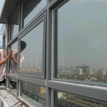 Balcony Unidirectional Glass Film Sunscreen Window Film Sun Control Dodechedron Household Window Security Film 30-115*300cm/Tube
Balcony Unidirectional Glass Film Sunscreen Window Film Sun Control Dodechedron Household Window Security Film 30-115*300cm/Tube