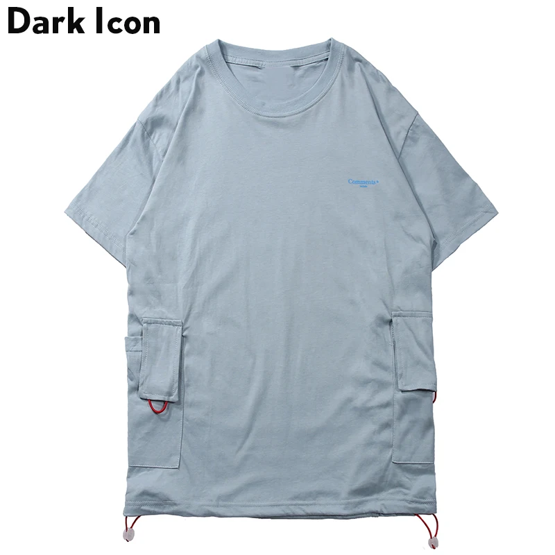 Dark Icon Side Pockets Elastic Adjustable Cargo Tshirts Men 2019 Summer Street Men's T-shirt Short Sleeve Tee Shirts Male Tops 
Dark Icon Side Pockets Elastic Adjustable Cargo Tshirts Men 2019 Summer Street Men's T-shirt Short Sleeve Tee Shirts Male Tops