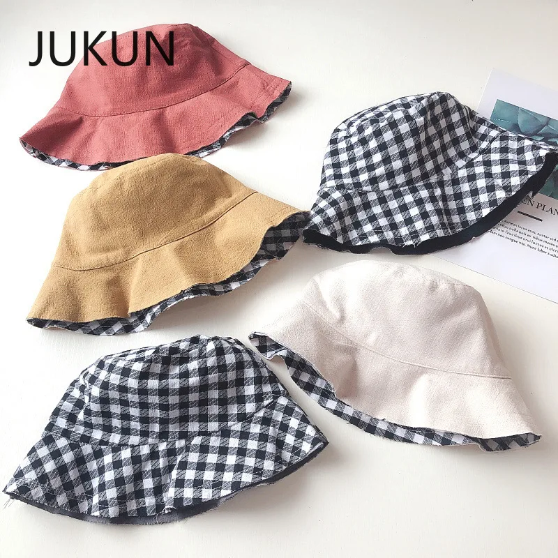 Children fisherman hat basin cap double plaid casual hat 2019 womens visor sun protection
Children fisherman hat basin cap double plaid casual hat 2019 womens visor sun protection