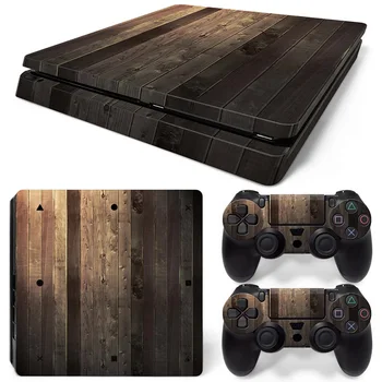 dark wooden sticker for PS4 slim console and two controller skin covers #TN-P4Slim-1301
dark wooden sticker for PS4 slim console and two controller skin covers #TN-P4Slim-1301