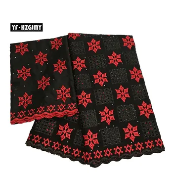 YF HZGJMY African Fabric 2019 Bazin Riche Getzner Black/Red Nigeria Wedding Embroidery Cotton French Lace with Stones JA307
YF HZGJMY African Fabric 2019 Bazin Riche Getzner Black/Red Nigeria Wedding Embroidery Cotton French Lace with Stones JA307