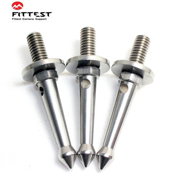 3pcs/Lot FITTWST 3/8 inch Threaded Replacement Tripod Stainless Steel Spikes feet fit Gitzo Benro Manfrotto RRS Leofoto Tripods
3pcs/Lot FITTWST 3/8 inch Threaded Replacement Tripod Stainless Steel Spikes feet fit Gitzo Benro Manfrotto RRS Leofoto Tripods