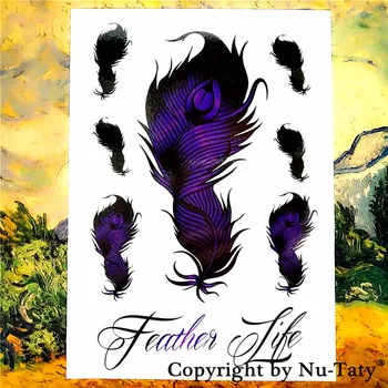 SHNAPIGN Purple phoenix feathers Temporary Tattoo Body Art Flash Tattoo Sticker 21*15cm Waterproof Fake Henna Painless Sticker
SHNAPIGN Purple phoenix feathers Temporary Tattoo Body Art Flash Tattoo Sticker 21*15cm Waterproof Fake Henna Painless Sticker