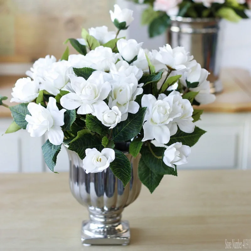 1 PCS Artificial gardenia flower plant Vivid Camellia Silk Flower for Party Wedding Home Decoration garden plants
1 PCS Artificial gardenia flower plant Vivid Camellia Silk Flower for Party Wedding Home Decoration garden plants