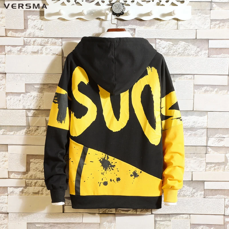 VERSMA 2018 High Street Hip Hop Graffiti Printed Hoodie Sweatshirt Men Autumn Korean Harajuku BF GD Hooded Oversized Hoodies Men
VERSMA 2018 High Street Hip Hop Graffiti Printed Hoodie Sweatshirt Men Autumn Korean Harajuku BF GD Hooded Oversized Hoodies Men