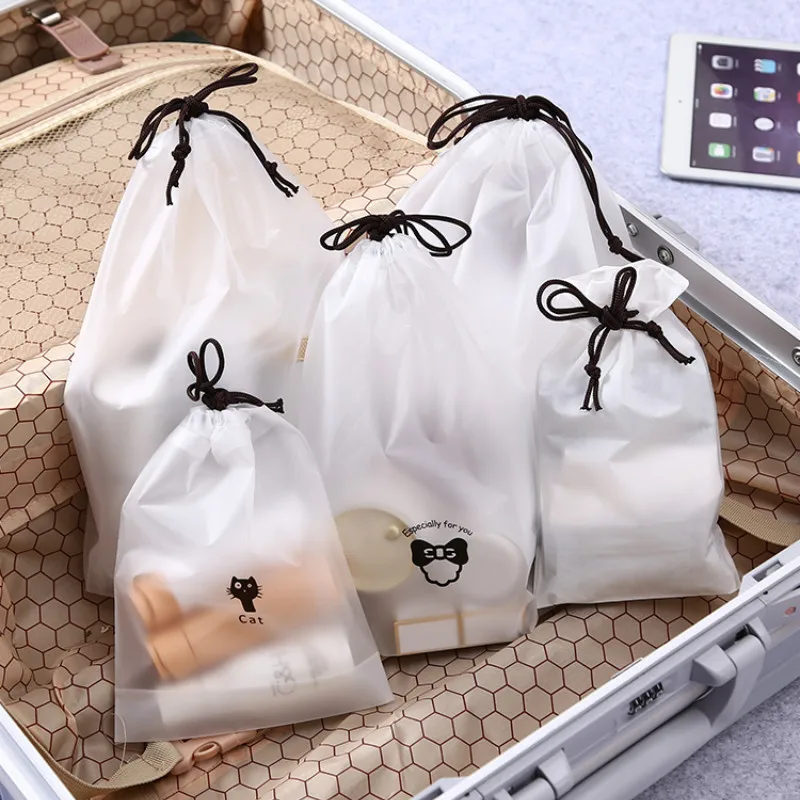 Hanging Travel Transparent Cosmetic Bags Waterproof Drawstring Toiletry Kit Wash Pouch Organizers Cute Cartoon Plastic Bath Bag
Hanging Travel Transparent Cosmetic Bags Waterproof Drawstring Toiletry Kit Wash Pouch Organizers Cute Cartoon Plastic Bath Bag