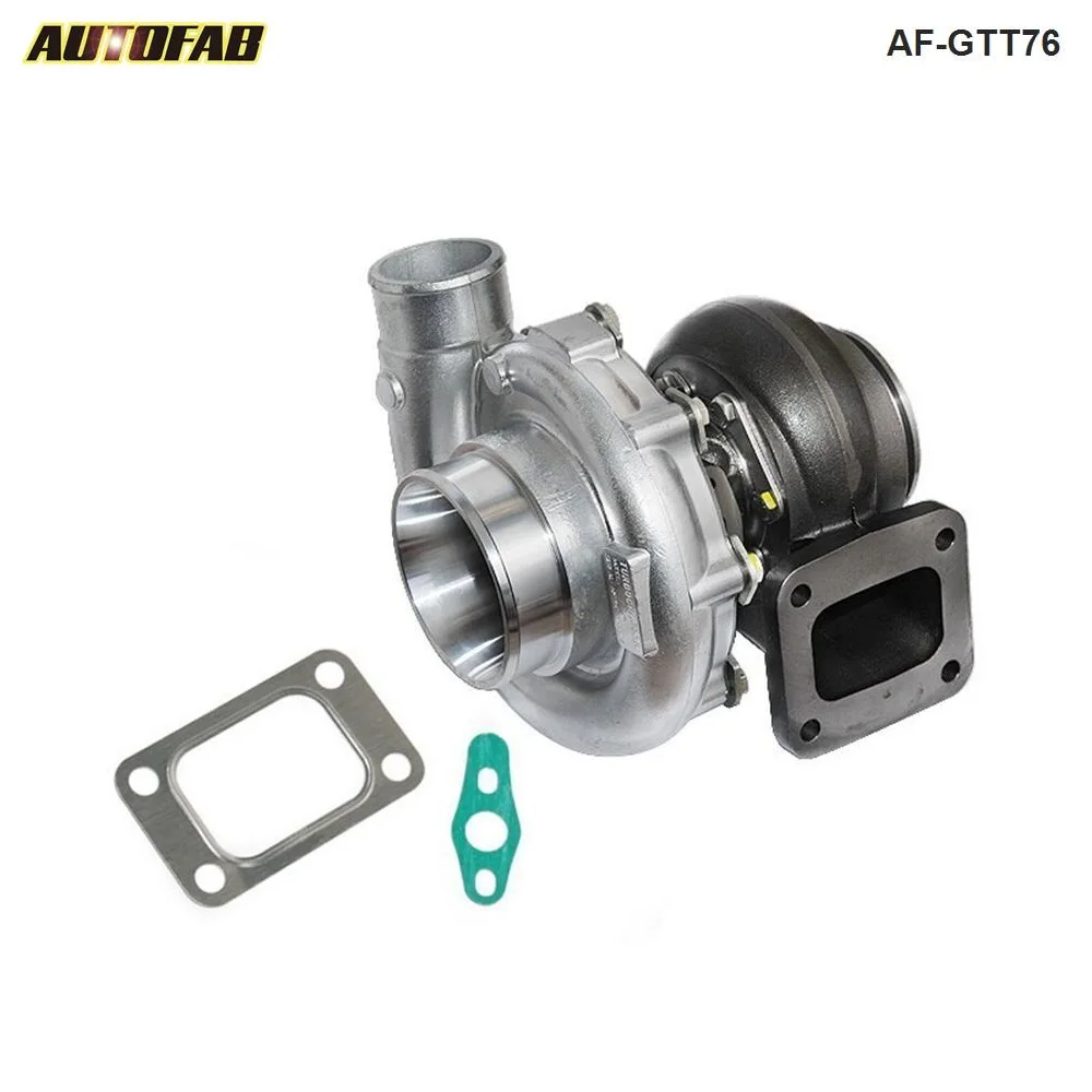 

New T76 turbocharger compressor A/R .80 turbine housing A/R.81 Oil 1000hp T4 V-Band Clamp water cooling AF-GTT76