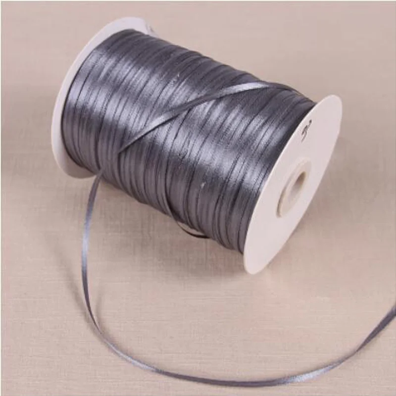 3mm 100Meter Dark Gray Satin Ribbon For Arts Crafts Sewing Christmas Wedding Party Decoration Gift Wrap Handmade DIY Material
3mm 100Meter Dark Gray Satin Ribbon For Arts Crafts Sewing Christmas Wedding Party Decoration Gift Wrap Handmade DIY Material