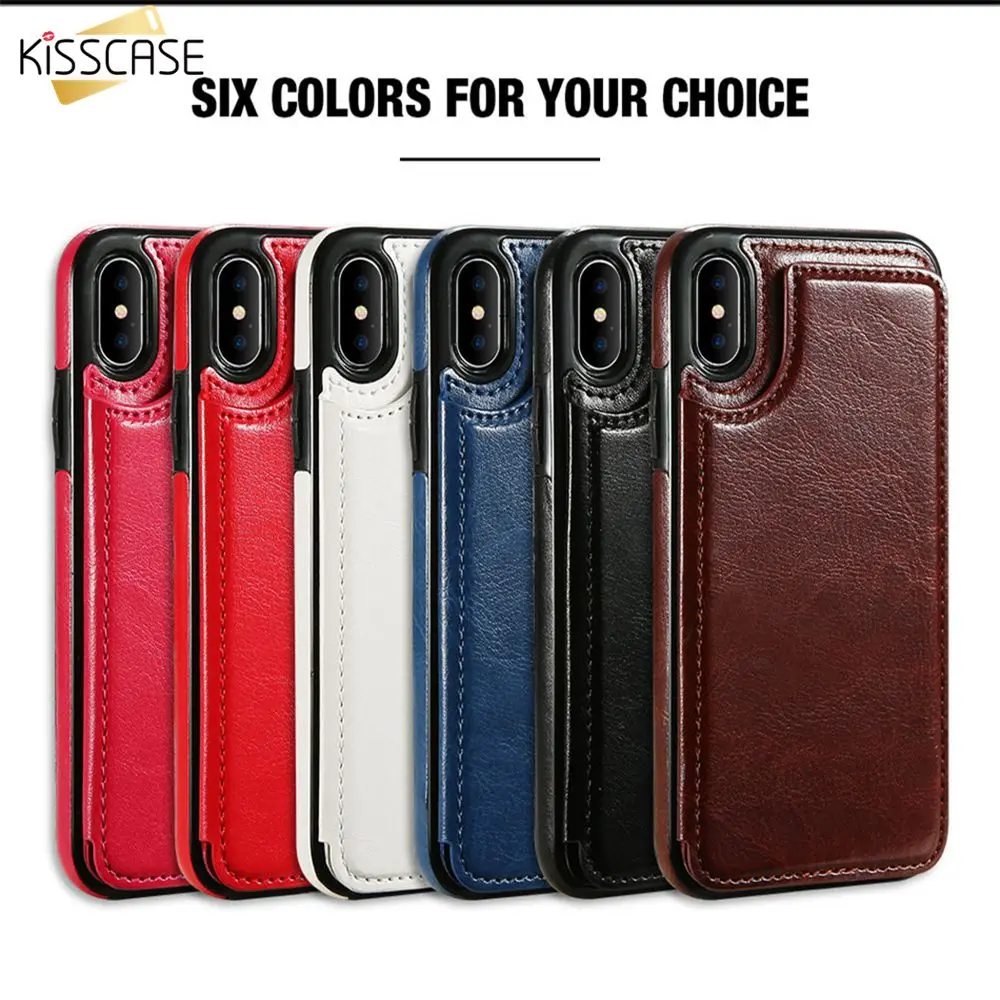 KISSCASE Retro Leather Flip Phone Case For iPhone XR XS Max 7 8 Multi Card Holders Stand Case For iPhone XR 6 6s 5 5s Cover Capa
KISSCASE Retro Leather Flip Phone Case For iPhone XR XS Max 7 8 Multi Card Holders Stand Case For iPhone XR 6 6s 5 5s Cover Capa