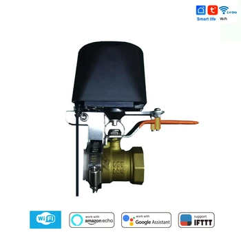 Smart WiFi Tuya Work With Alexa Google Home Assistant IFTTT Automatic Gas Water Valve APP Remote Control Shut Off Controller
Smart WiFi Tuya Work With Alexa Google Home Assistant IFTTT Automatic Gas Water Valve APP Remote Control Shut Off Controller