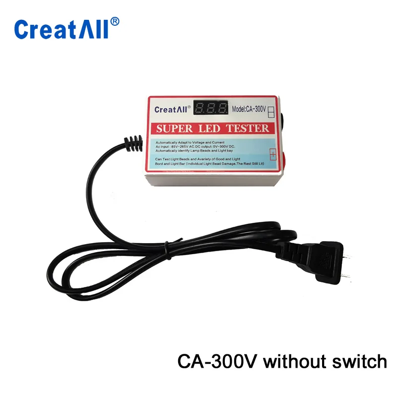 0-300v LED StripTV Monitor Laptop Backlight Lamp LED European Regulation Bead Detect Testertool without switch
0-300v LED StripTV Monitor Laptop Backlight Lamp LED European Regulation Bead Detect Testertool without switch