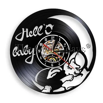 1Piece Baby Sleeping Wall Clock Exclusive Design Vinyl Record Clock Guardian Angel Led Light Newborn Young Family Wall Art 
1Piece Baby Sleeping Wall Clock Exclusive Design Vinyl Record Clock Guardian Angel Led Light Newborn Young Family Wall Art