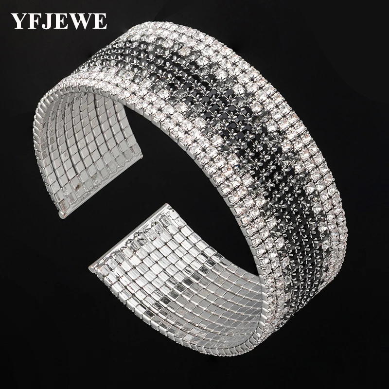 YFJEWE Exquisite Crystal Cuff Bracelet Open Bangles Pulseira Feminina For Women Bijoux New Fashion Jewelry Gift Bangles B231
YFJEWE Exquisite Crystal Cuff Bracelet Open Bangles Pulseira Feminina For Women Bijoux New Fashion Jewelry Gift Bangles B231