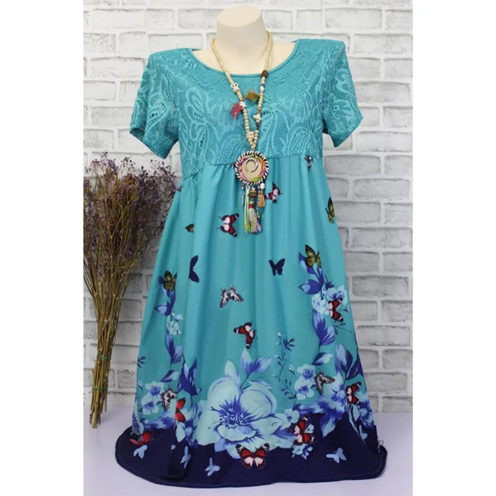 Summer 2018wish Brand New Summer Wear, European And American Women's Printed Lace, Short Sleeved Dress, Short
Summer 2018wish Brand New Summer Wear, European And American Women's Printed Lace, Short Sleeved Dress, Short