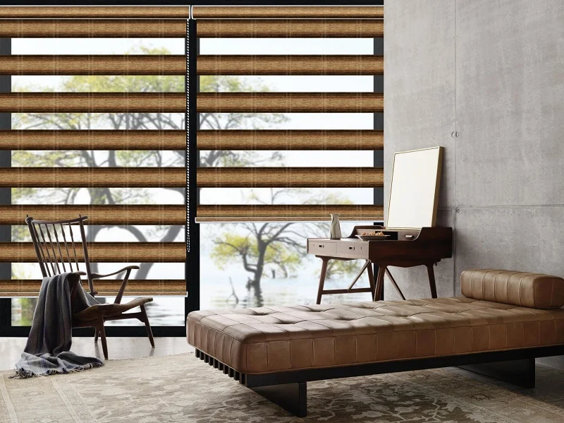 Ladder Tape Double Layer Zebra Roller Blinds in curtain for Window ,make as your size in wide x hight ,price for per SQM
Ladder Tape Double Layer Zebra Roller Blinds in curtain for Window ,make as your size in wide x hight ,price for per SQM