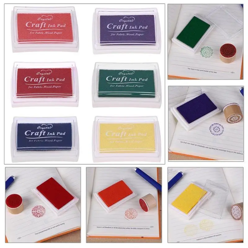 Multi-colors Craft Ink Pad Creative DIY Home Stamp Ink Pad for Scrapbooking Stamps Partner Finger Pad for Kids Craft Album Decor
Multi-colors Craft Ink Pad Creative DIY Home Stamp Ink Pad for Scrapbooking Stamps Partner Finger Pad for Kids Craft Album Decor
