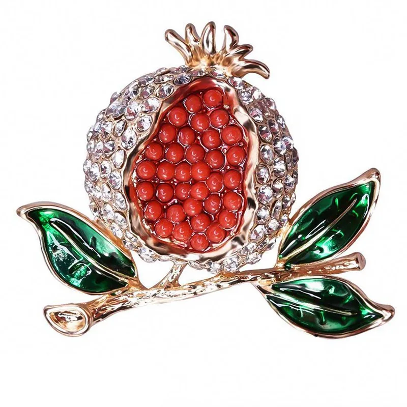 Jewelry Cute Painted Red Pomegranate Brooch Fashion Rhinestones Brooches Pins For Women Wedding Party Dress Accessory Pin
Jewelry Cute Painted Red Pomegranate Brooch Fashion Rhinestones Brooches Pins For Women Wedding Party Dress Accessory Pin