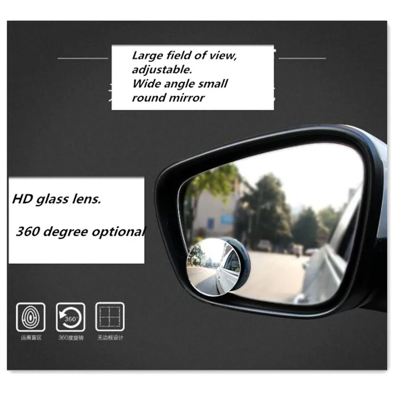 car styling 360 Wide Angle Round Convex Mirror for golf mk2 sorento viburnum Kiaro 2018 bmw e60 accessories kia sorento RIO CEED
car styling 360 Wide Angle Round Convex Mirror for golf mk2 sorento viburnum Kiaro 2018 bmw e60 accessories kia sorento RIO CEED