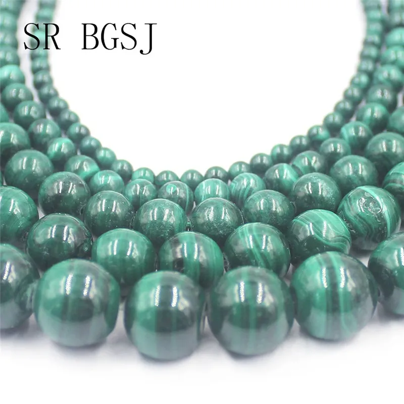 Free Shipping 4 6 8 1012 mm AA Grade Malachite Gems Natural Round Stone Jewelry Making Beads Strand 15"
Free Shipping 4 6 8 1012 mm AA Grade Malachite Gems Natural Round Stone Jewelry Making Beads Strand 15"