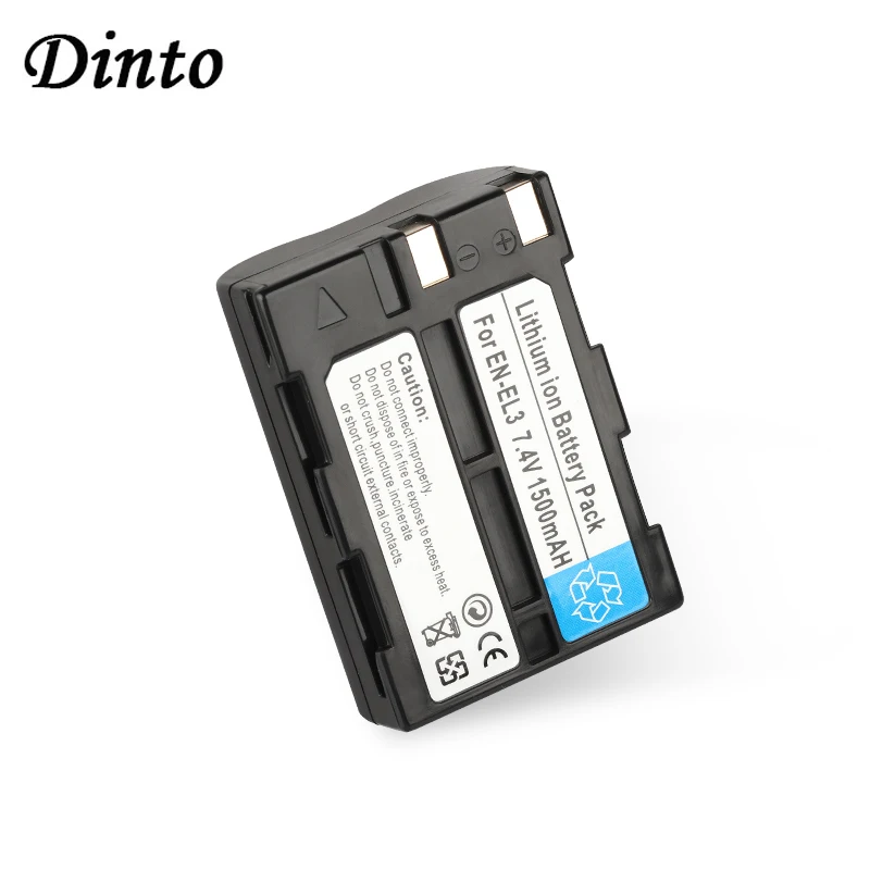 Dinto 7.4V 1500mAh EN-EL3 ENEL3 EN EL 3 Rechargeable Digital Camera Battery for Nikon D100, D-100 Nikon D70, D-70 ,Nikon D70
Dinto 7.4V 1500mAh EN-EL3 ENEL3 EN EL 3 Rechargeable Digital Camera Battery for Nikon D100, D-100 Nikon D70, D-70 ,Nikon D70