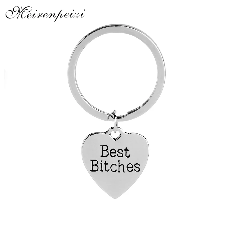 best bitches Key Chain silver heart Key chain for wife lover Lesbian Keyring simple car key holder bag rings girl
best bitches Key Chain silver heart Key chain for wife lover Lesbian Keyring simple car key holder bag rings girl