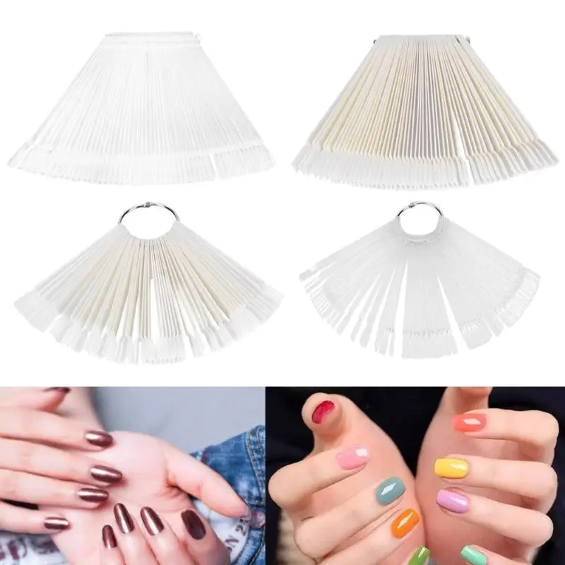 50pcs Acrylic UV False Nail Tips Manicure DIY Fake Sticker Nail Art False Tips Sticks Practice Display Fan Design Nail Art Tools
50pcs Acrylic UV False Nail Tips Manicure DIY Fake Sticker Nail Art False Tips Sticks Practice Display Fan Design Nail Art Tools