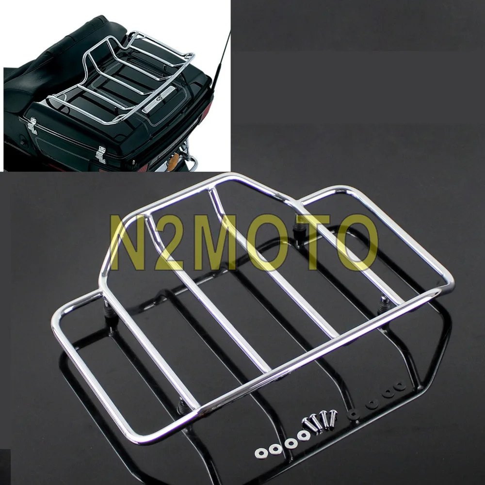 Motorcycle Chrome Rear Tour Pak Tour Pack Luggage Rack 53665-87 for Harley Touring Road King Street Glide
Motorcycle Chrome Rear Tour Pak Tour Pack Luggage Rack 53665-87 for Harley Touring Road King Street Glide