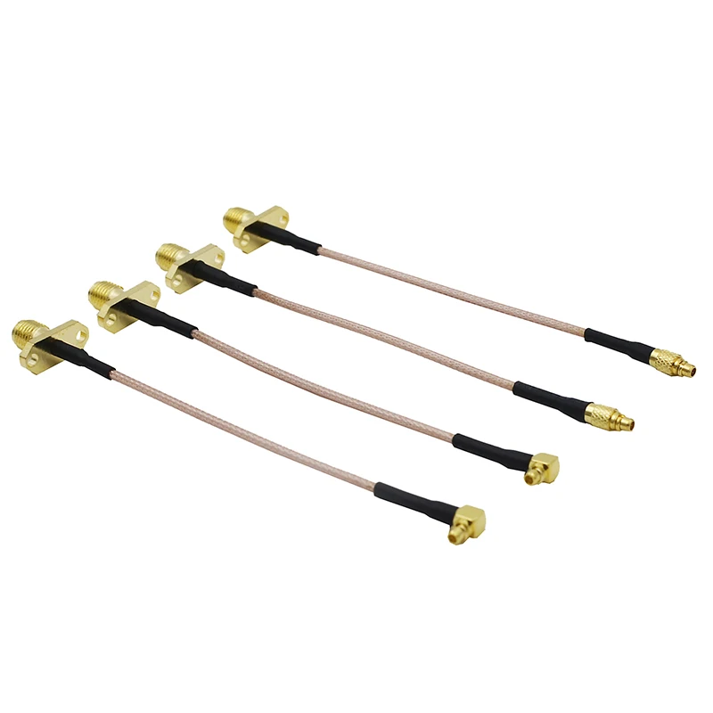 Турбина MMCX для SMA/RP SMA Женский Фланец FPV антенный удлинитель TBS Unify PandaRC VTX|Детали и аксессуары| |