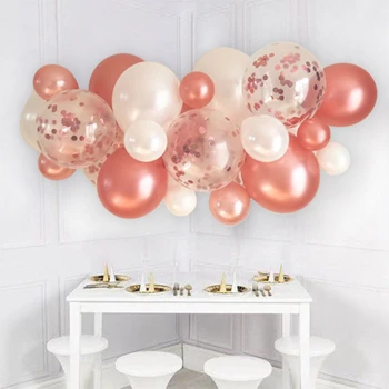 1 Set Rose Gold Balloons Kit Rose Confetti Pearl White Air Balls Kids First Birthday Anniversary Party Decorations Wedding Decor
1 Set Rose Gold Balloons Kit Rose Confetti Pearl White Air Balls Kids First Birthday Anniversary Party Decorations Wedding Decor