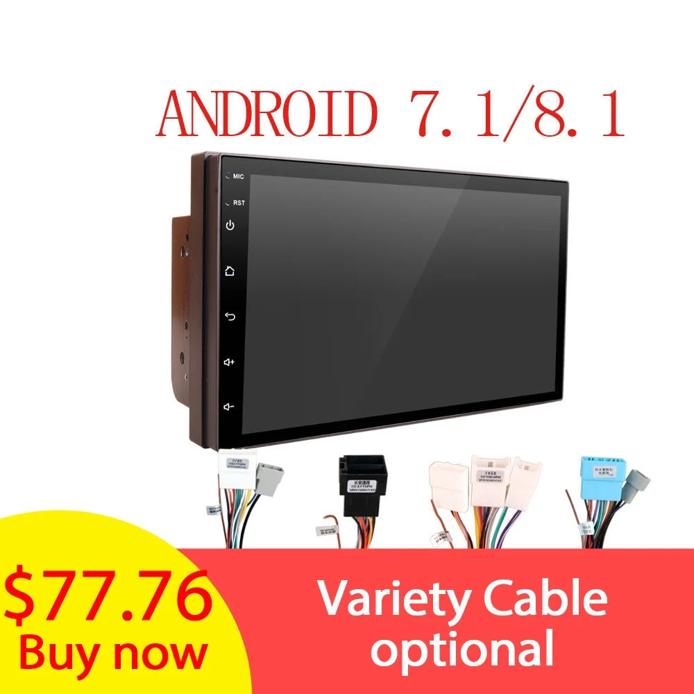 SZBULOAI Android 8.1 System 16G Memory Touch Screen 7 Inch HD Car Bluetooth MP5 Player 2 DIN Universal GPS Navigation WIFI
SZBULOAI Android 8.1 System 16G Memory Touch Screen 7 Inch HD Car Bluetooth MP5 Player 2 DIN Universal GPS Navigation WIFI